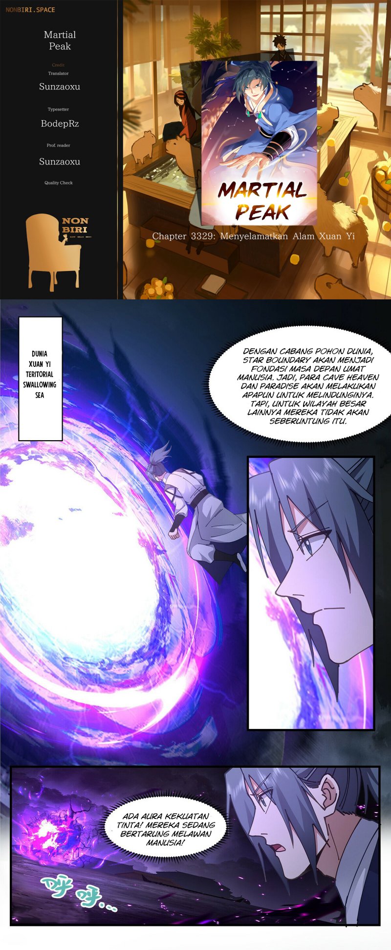 Martial Peak chapter 3329, halaman 1