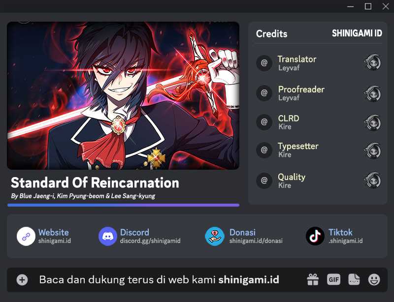 Standard of Reincarnation chapter 56, halaman 1