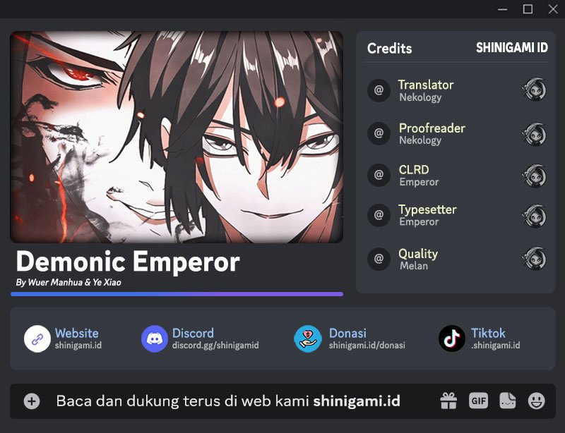 Magic Emperor chapter 444, halaman 1