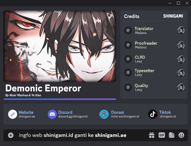 Magic Emperor chapter 452, halaman 1