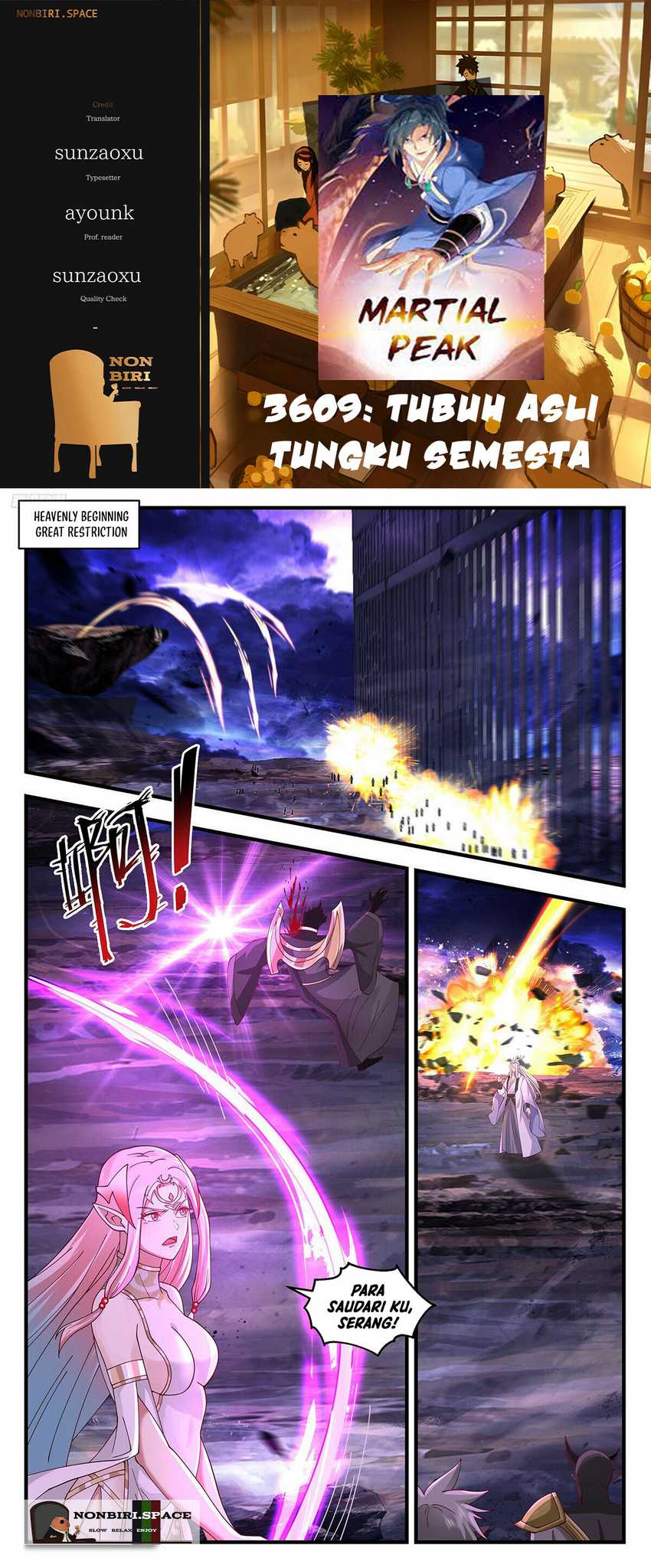 Martial Peak chapter 3609, halaman 1