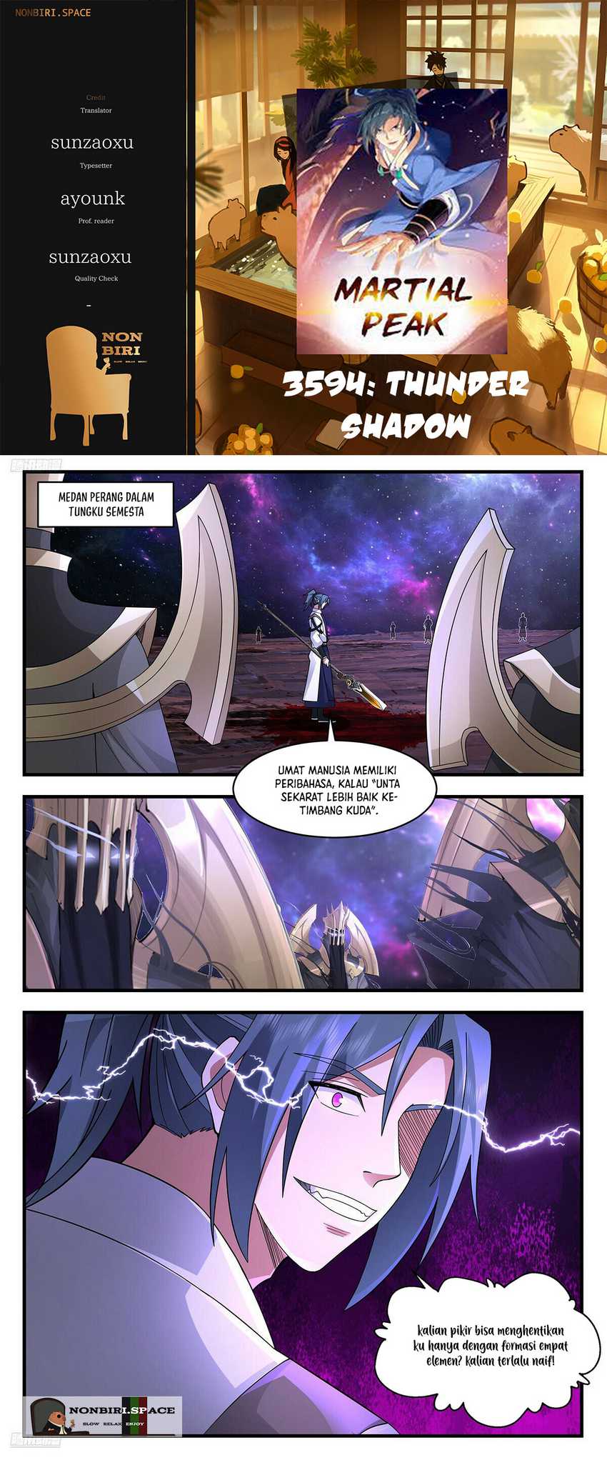 Martial Peak chapter 3594, halaman 1