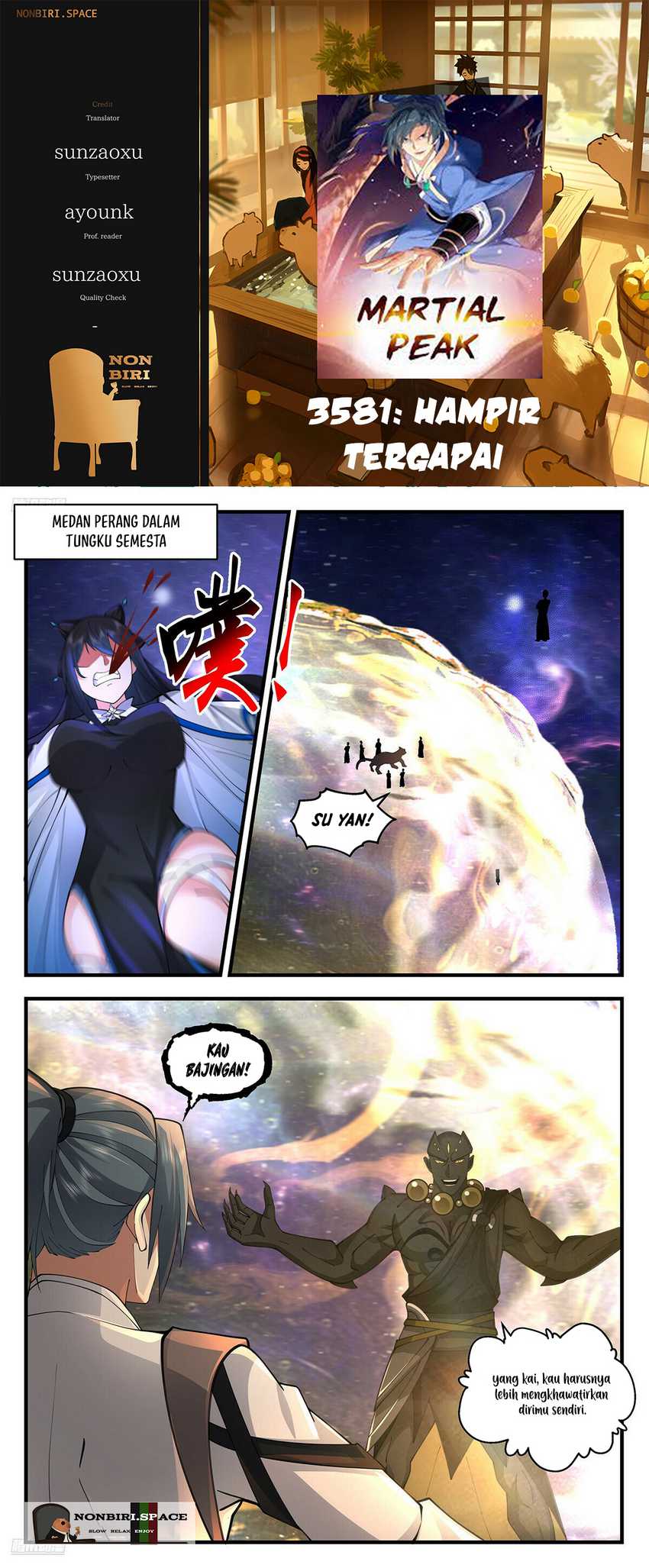 Martial Peak chapter 3581, halaman 1