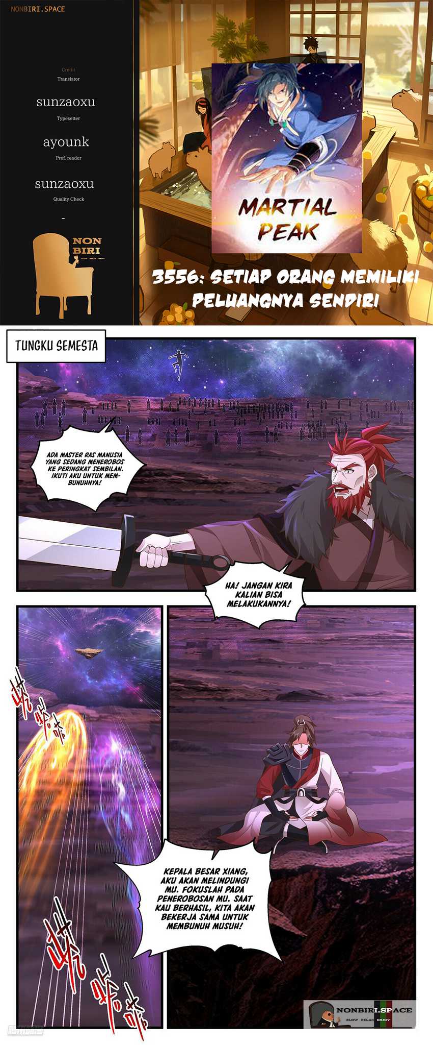 Martial Peak chapter 3556, halaman 1