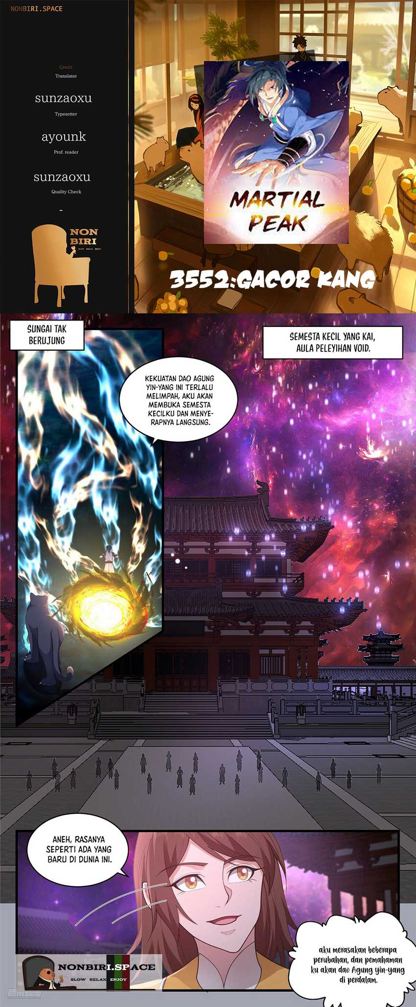 Martial Peak chapter 3552, halaman 1