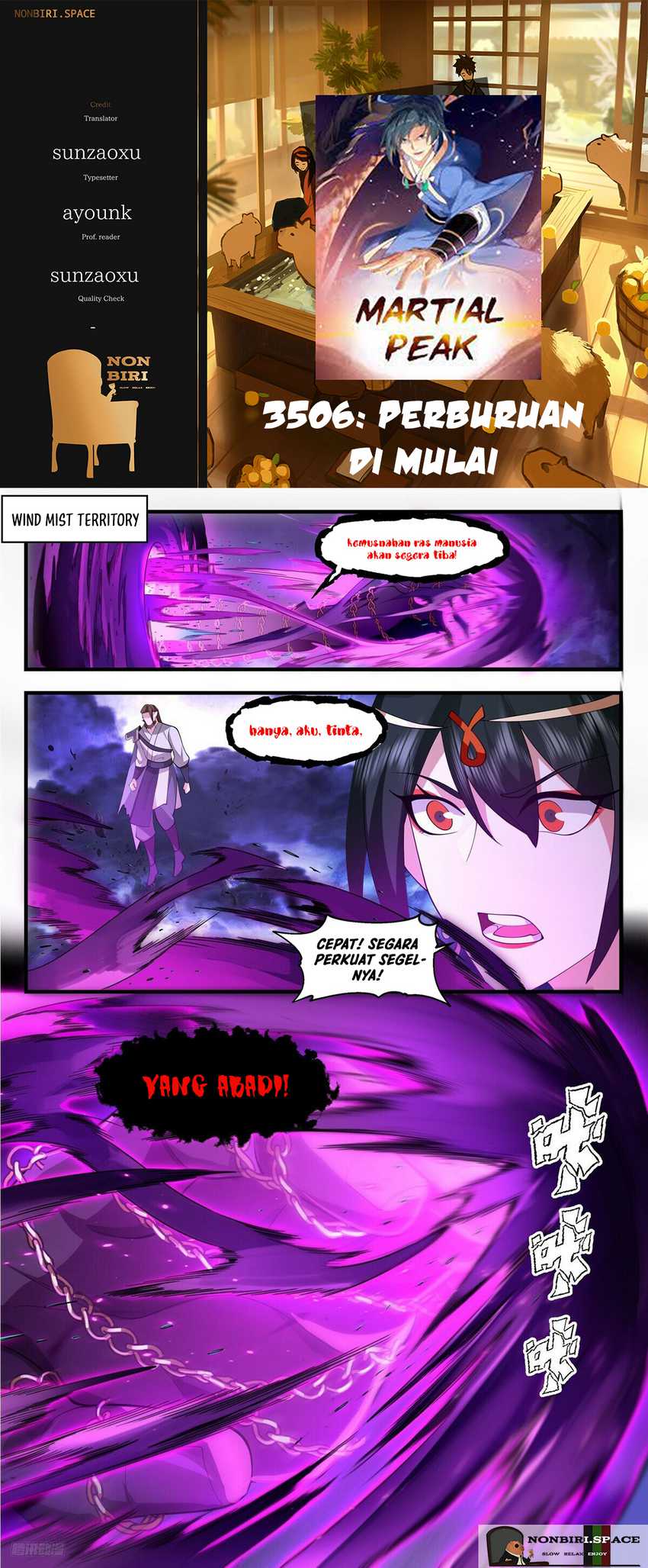 Martial Peak chapter 3506, halaman 1
