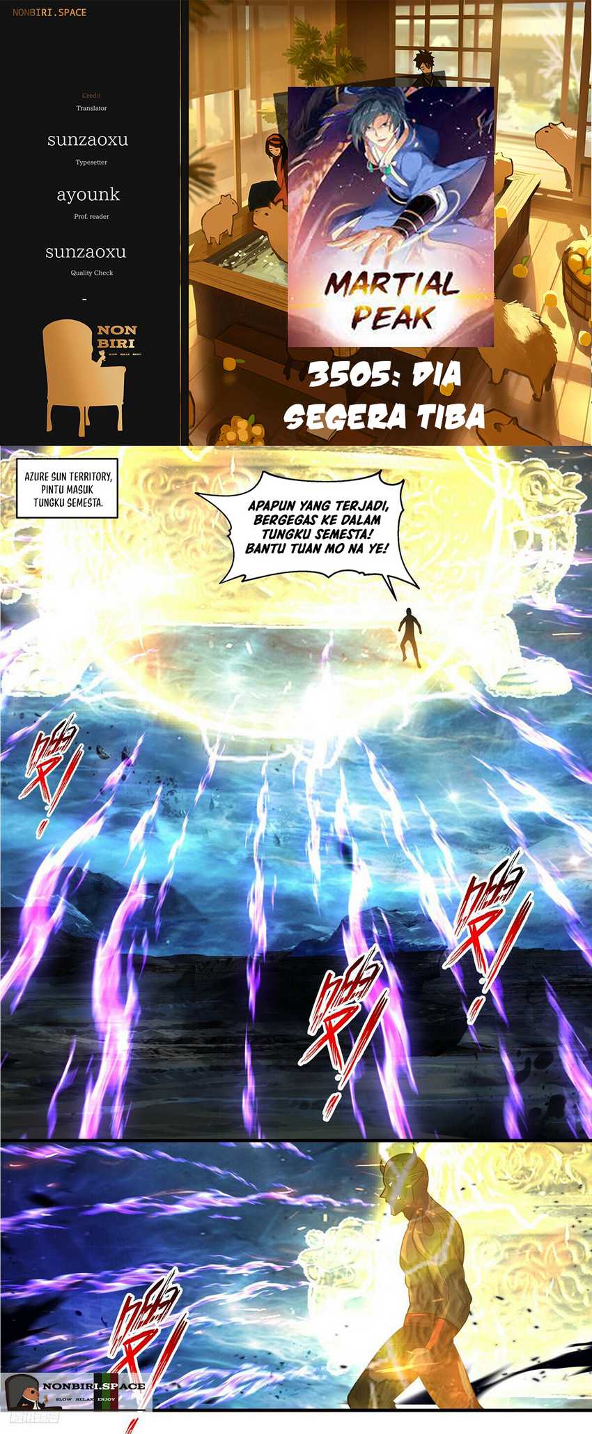 Martial Peak chapter 3505, halaman 1