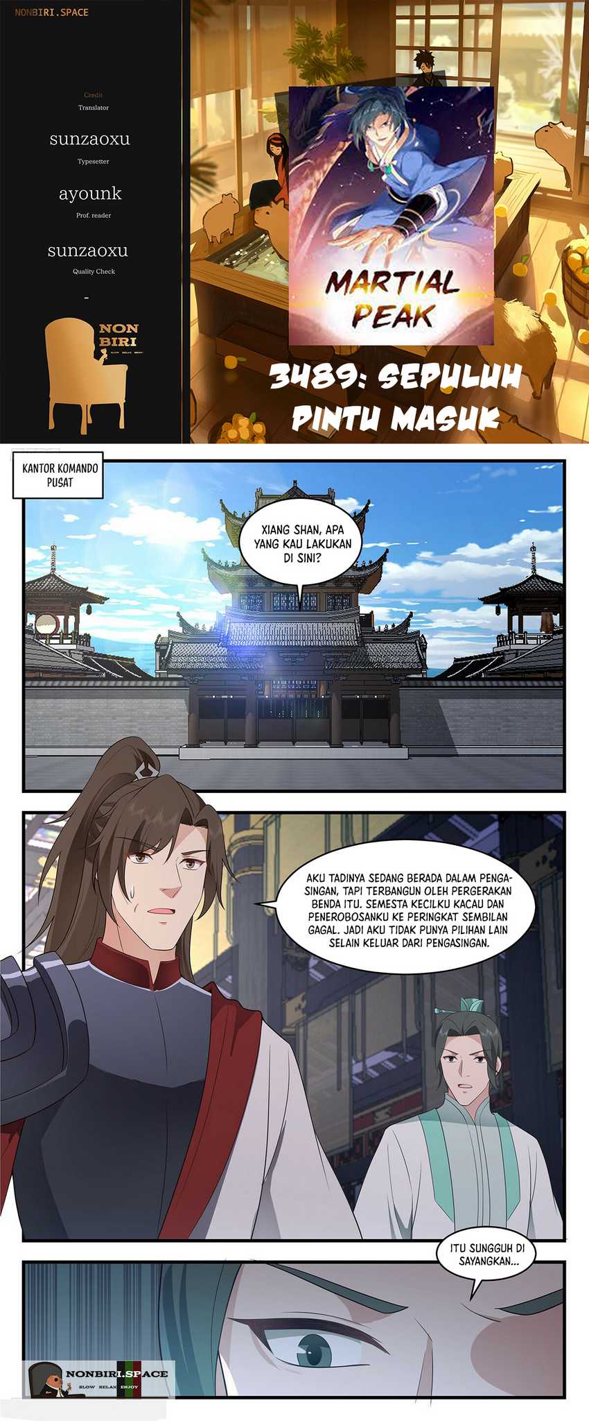 Martial Peak chapter 3489, halaman 1