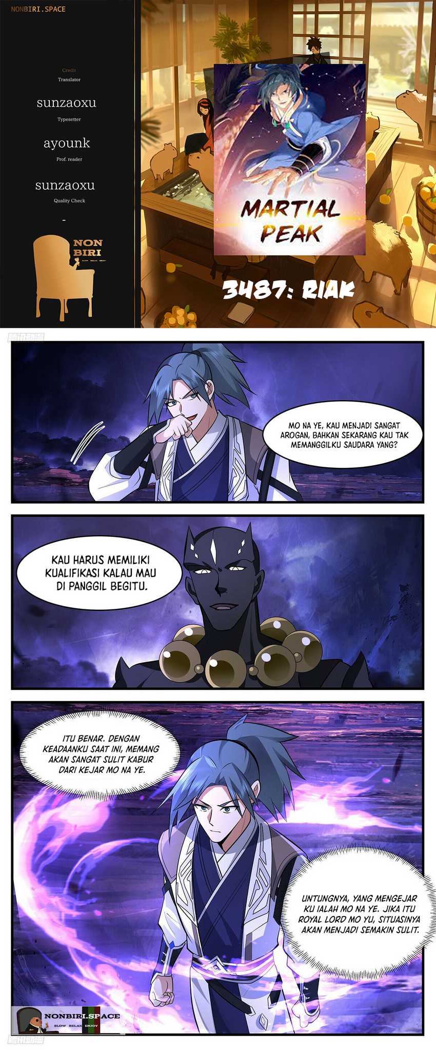 Martial Peak chapter 3487, halaman 1
