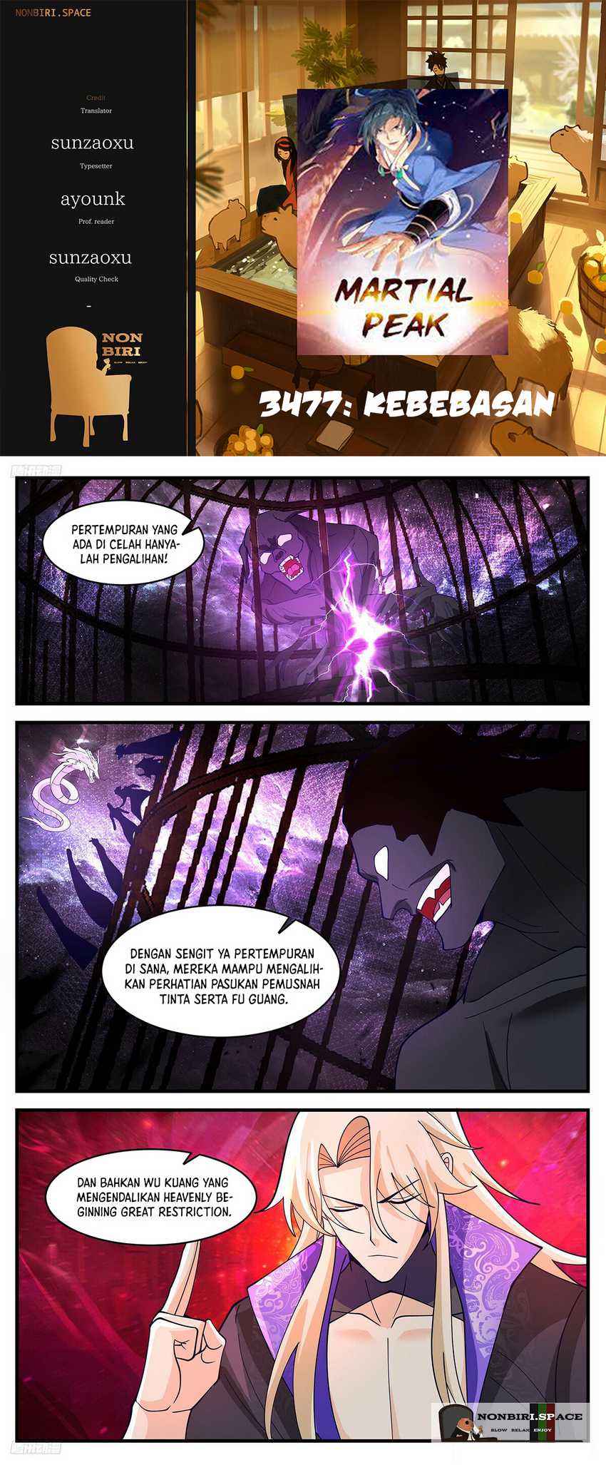 Martial Peak chapter 3477, halaman 1