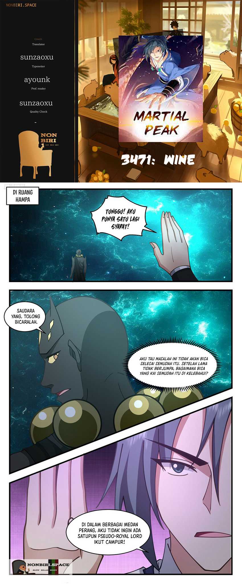 Martial Peak chapter 3471, halaman 1