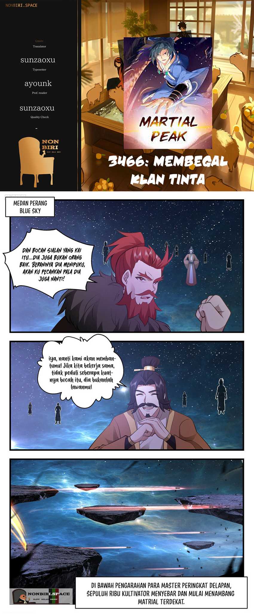 Martial Peak chapter 3466, halaman 1