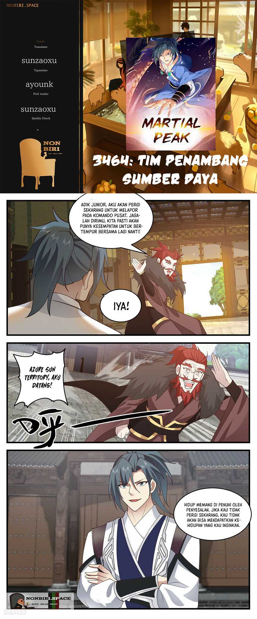 Martial Peak chapter 3464, halaman 1
