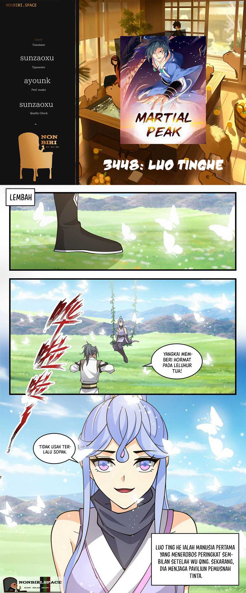 Martial Peak chapter 3448, halaman 1