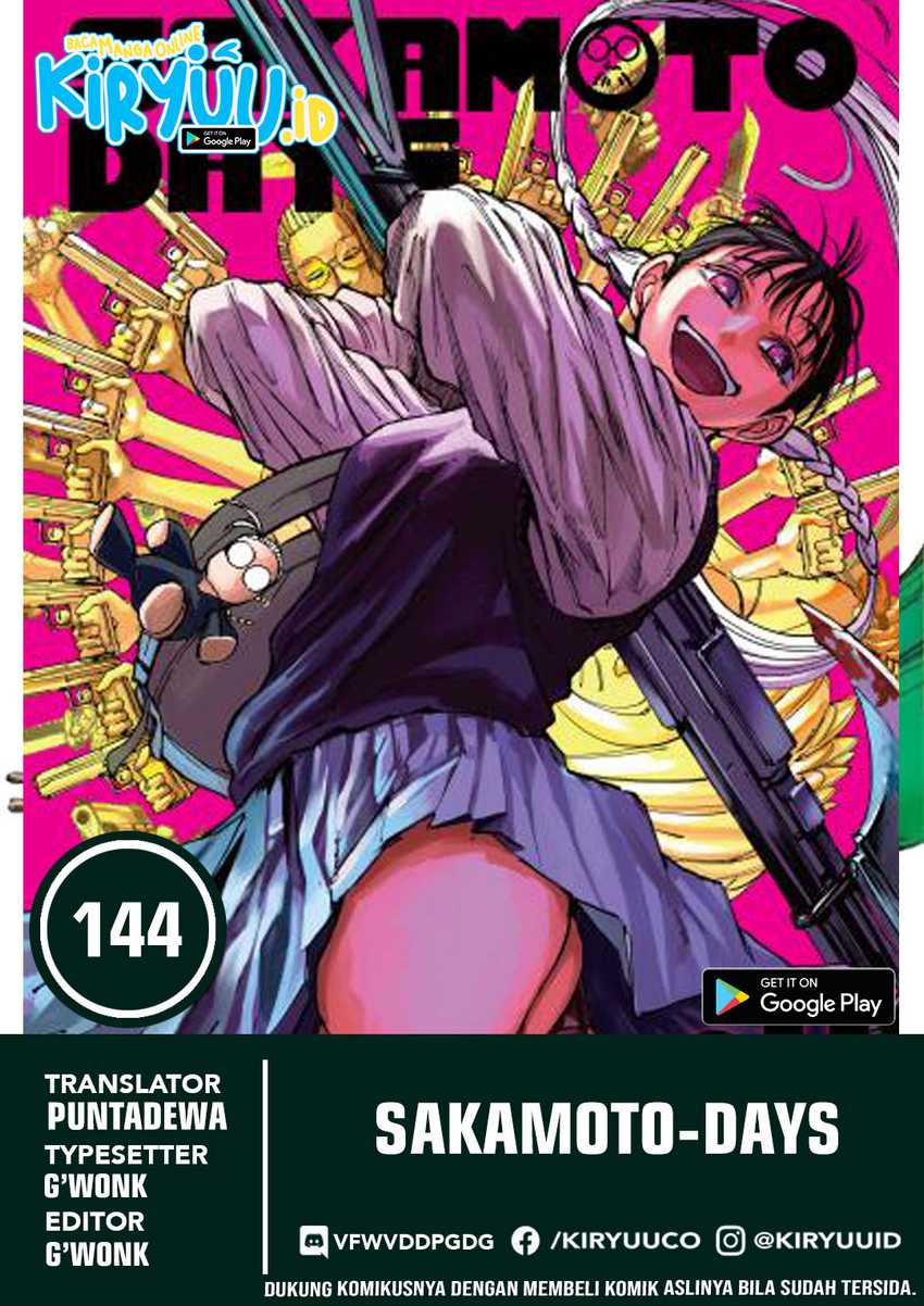 Sakamoto Days chapter 144, halaman 1