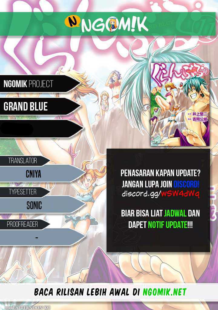 Grand Blue chapter 89, halaman 1