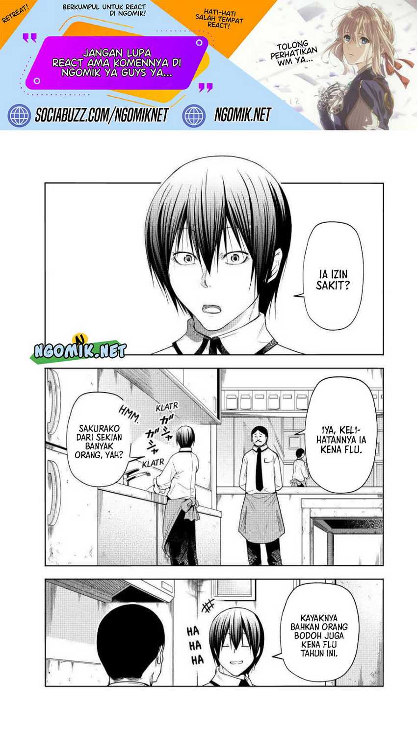 Grand Blue chapter 89, halaman 2