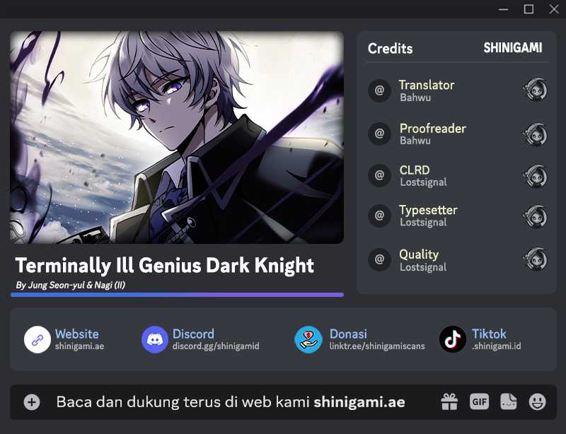 Terminally-Ill Genius Dark Knight chapter 46, halaman 1