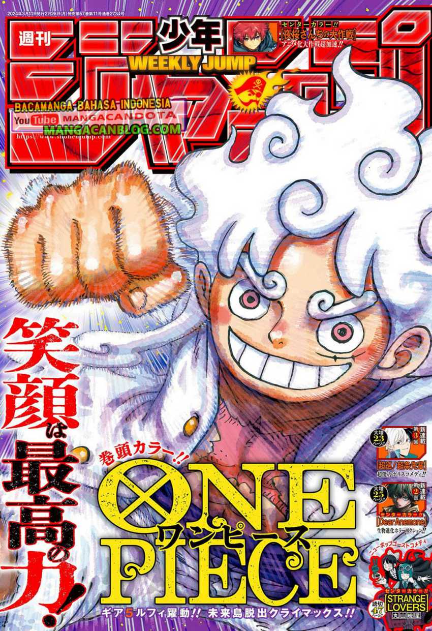 One Piece chapter 1108, halaman 1