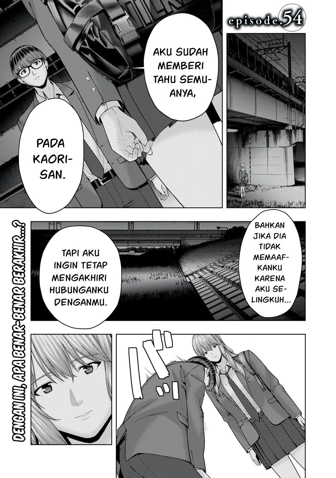 Kanojo no Tomodachi chapter 54, halaman 1
