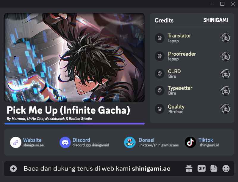 Pick Me Up chapter 86, halaman 1