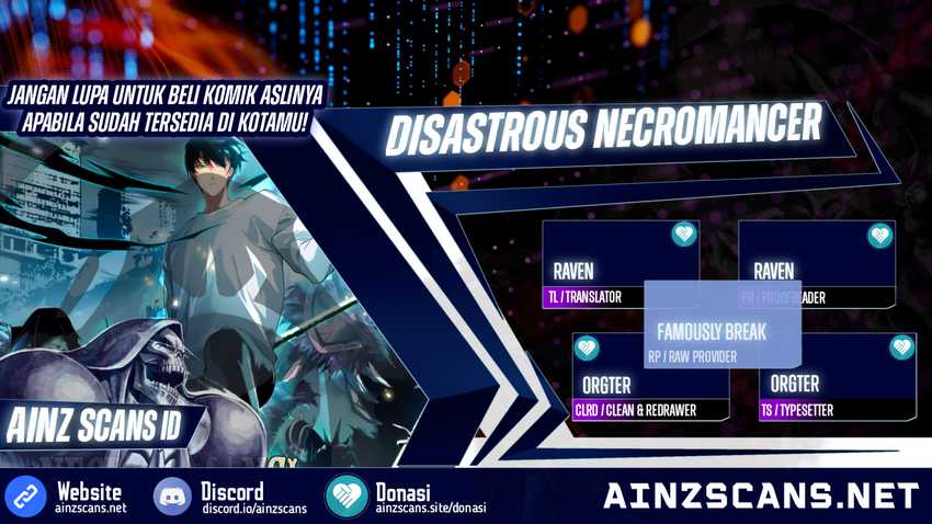 Disastrous Necromancer chapter 72, halaman 1
