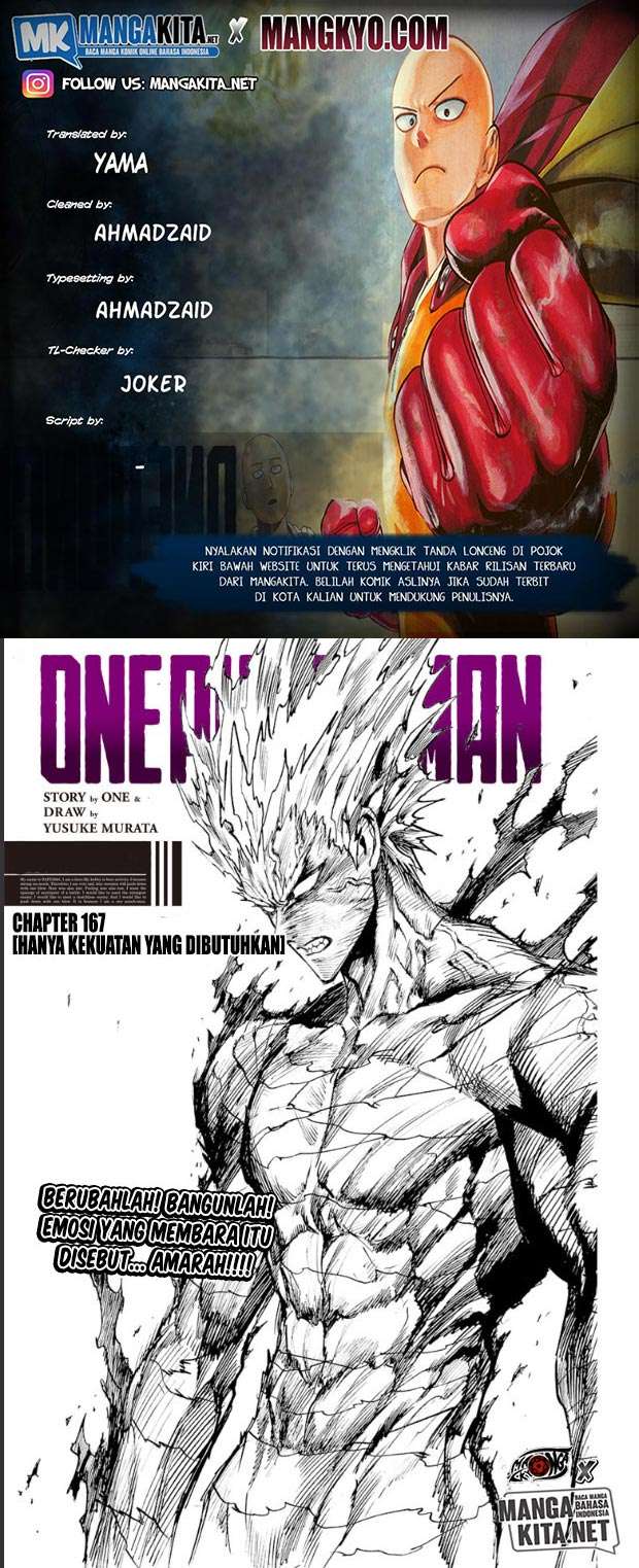 One Punch Man chapter 167, halaman 1