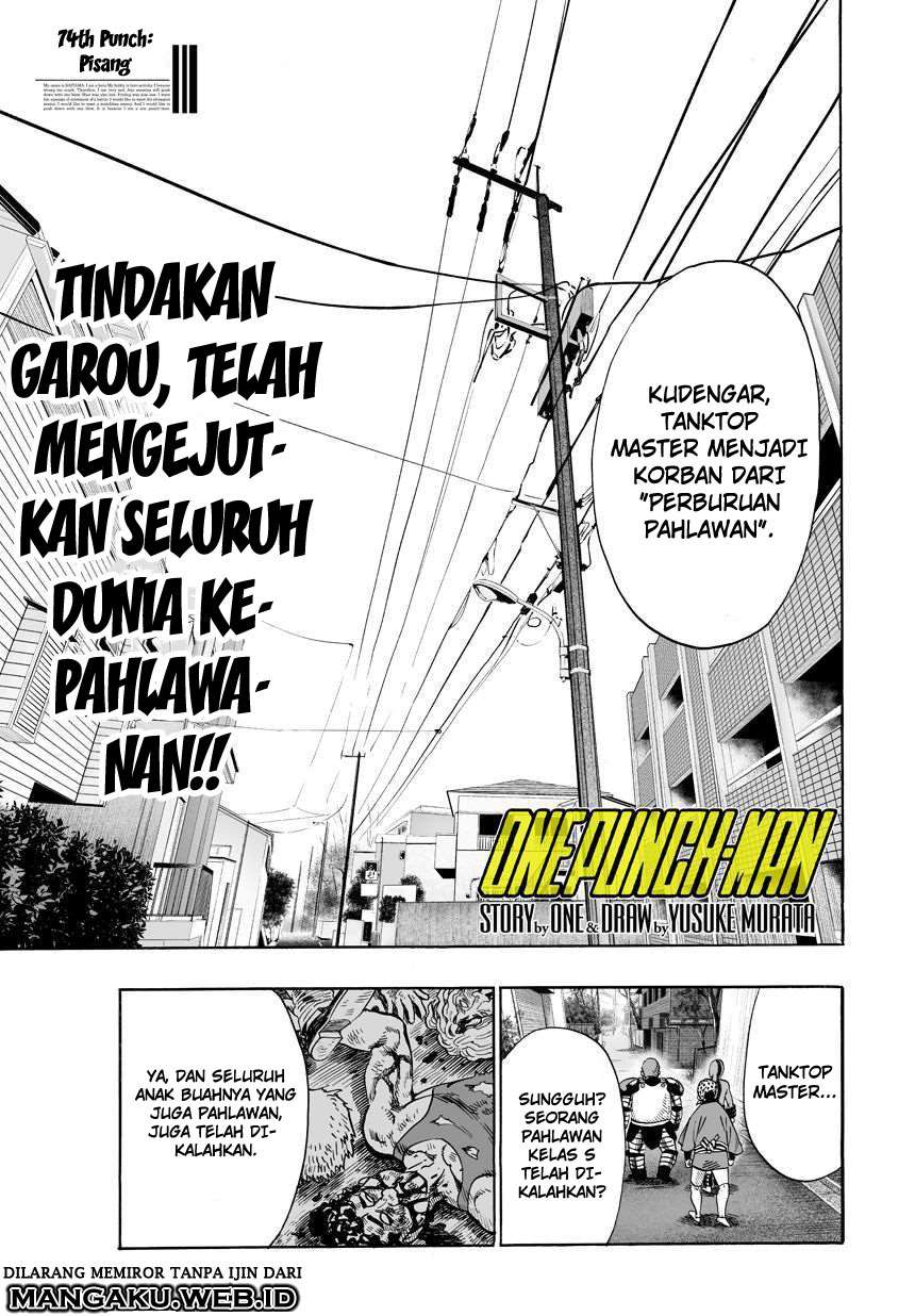 One Punch Man chapter 74, halaman 1