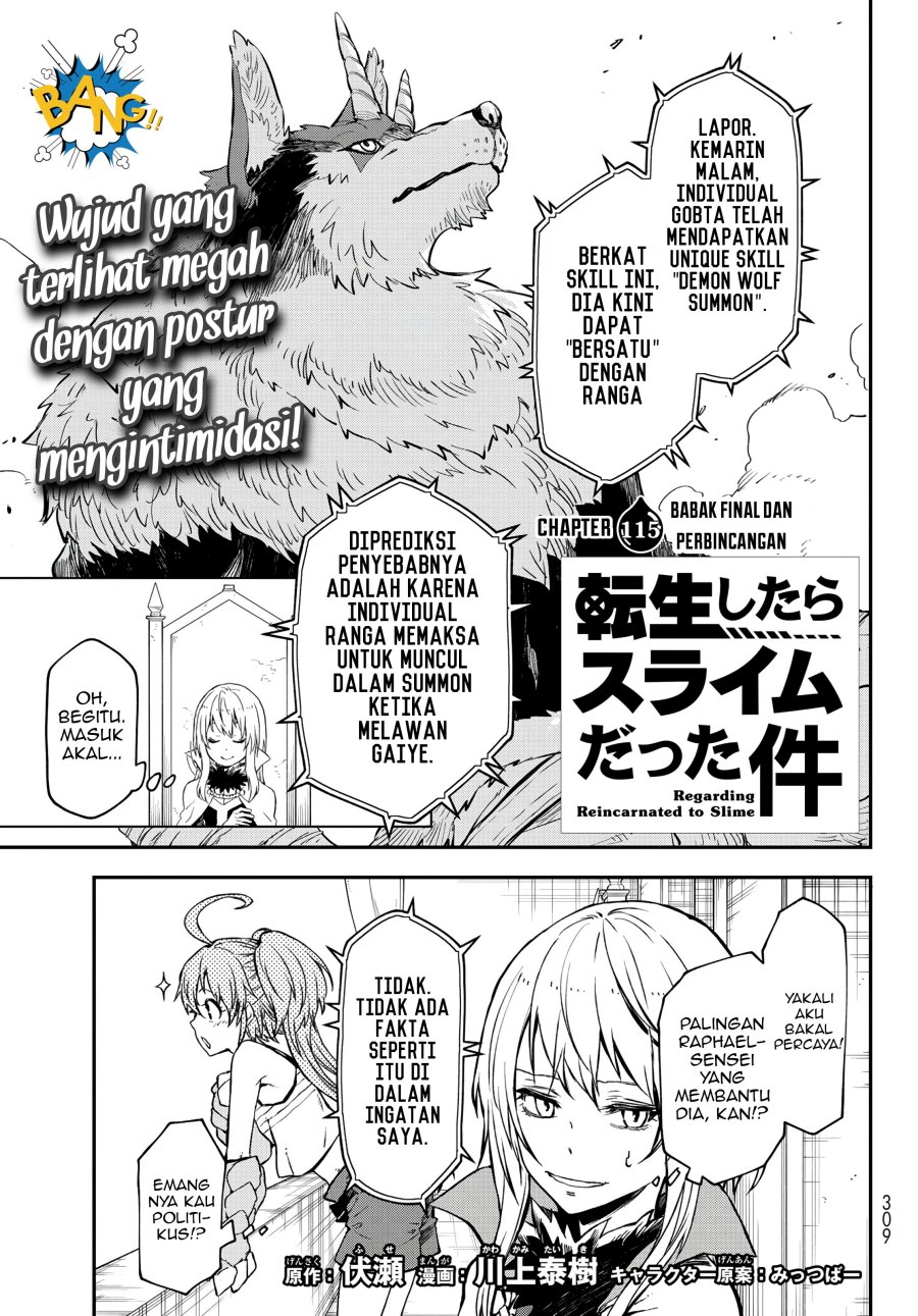Tensei Shitara Slime Datta Ken chapter 115, halaman 2