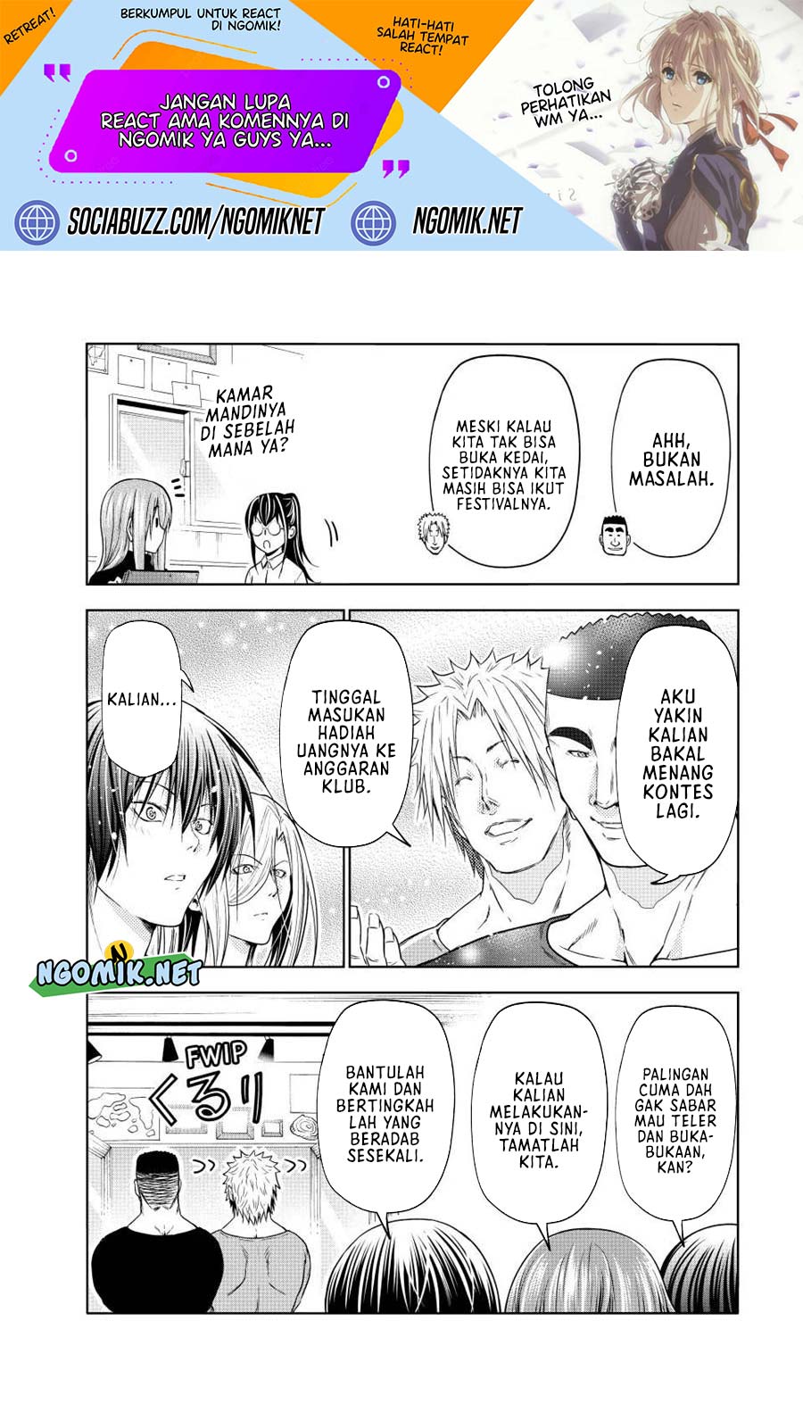 Grand Blue chapter 91.2, halaman 2
