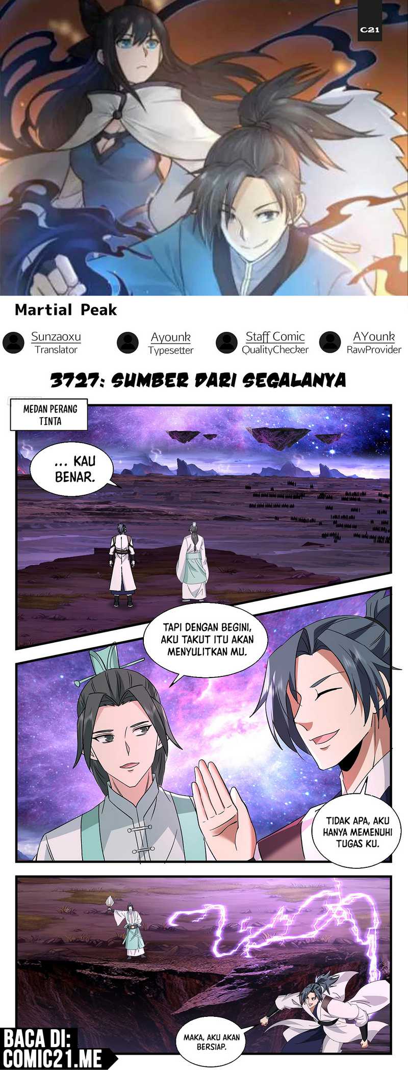 Martial Peak chapter 3727, halaman 1