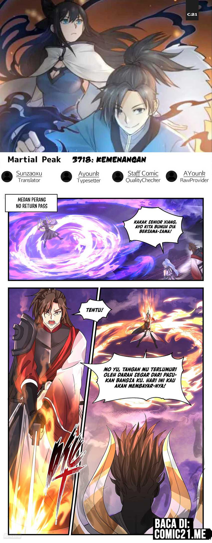 Martial Peak chapter 3718, halaman 1