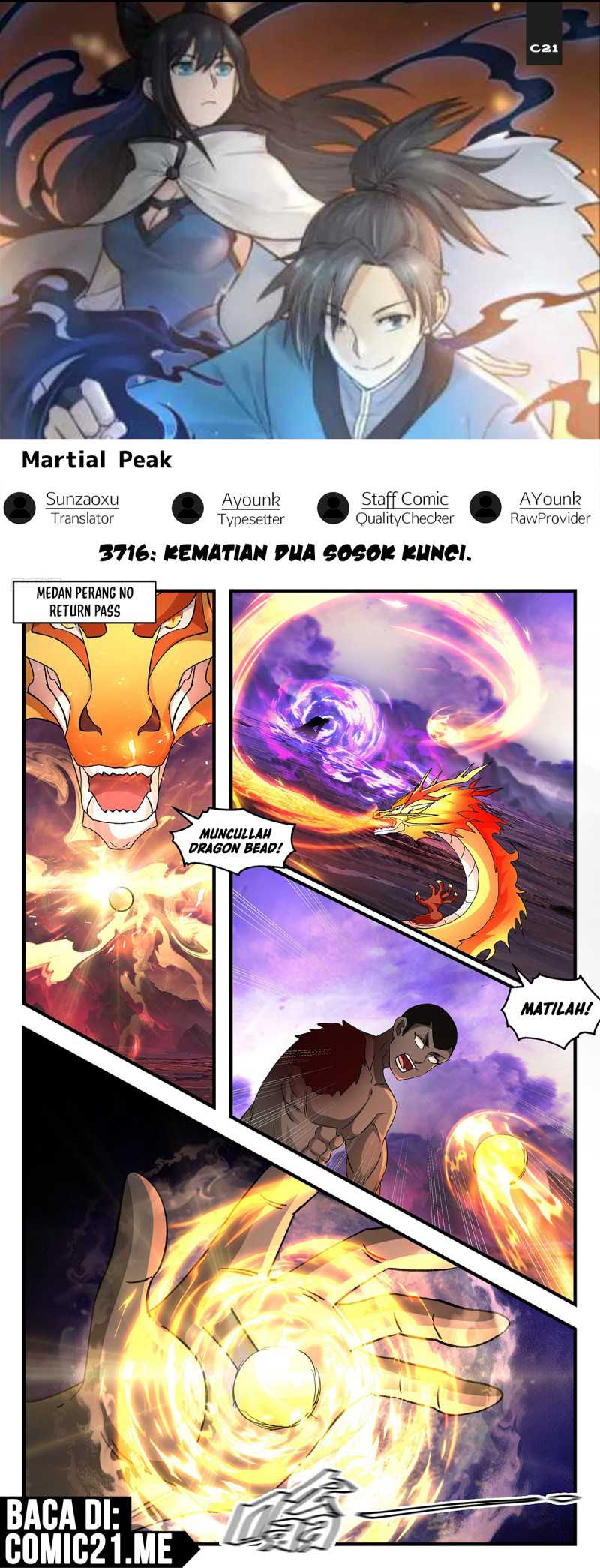 Martial Peak chapter 3716, halaman 1
