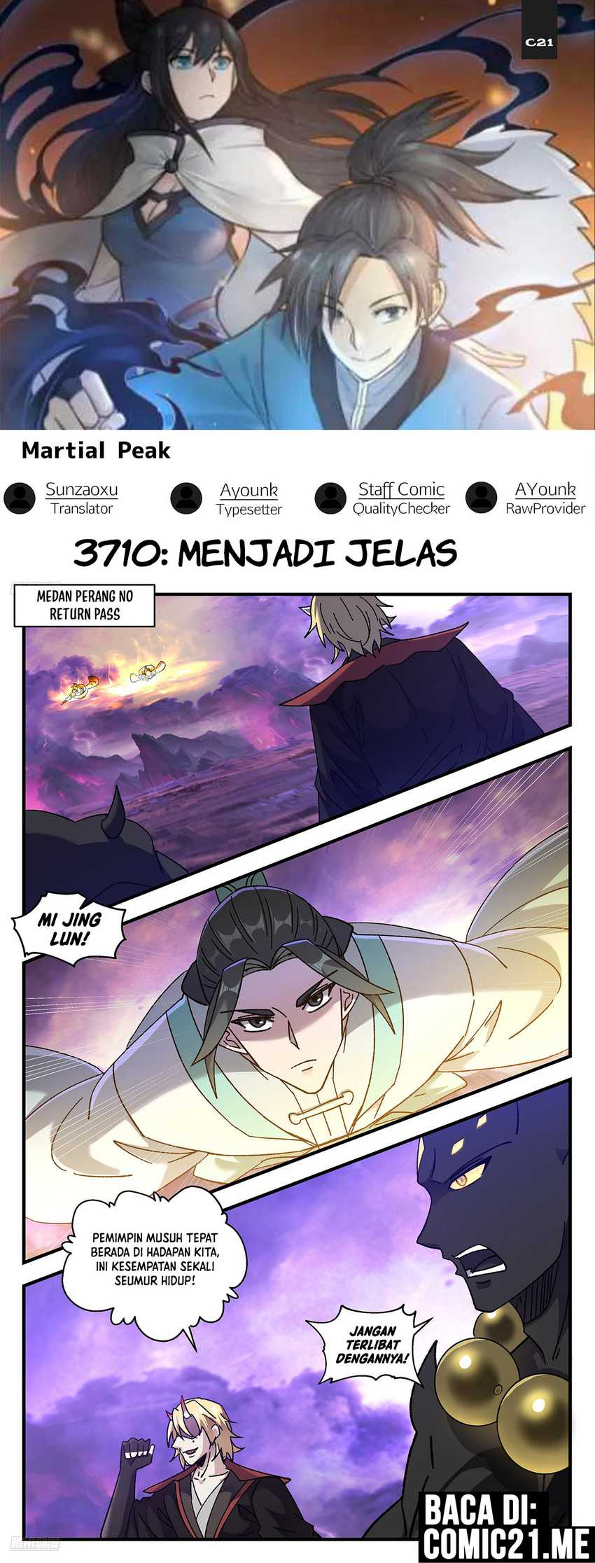 Martial Peak chapter 3710, halaman 1