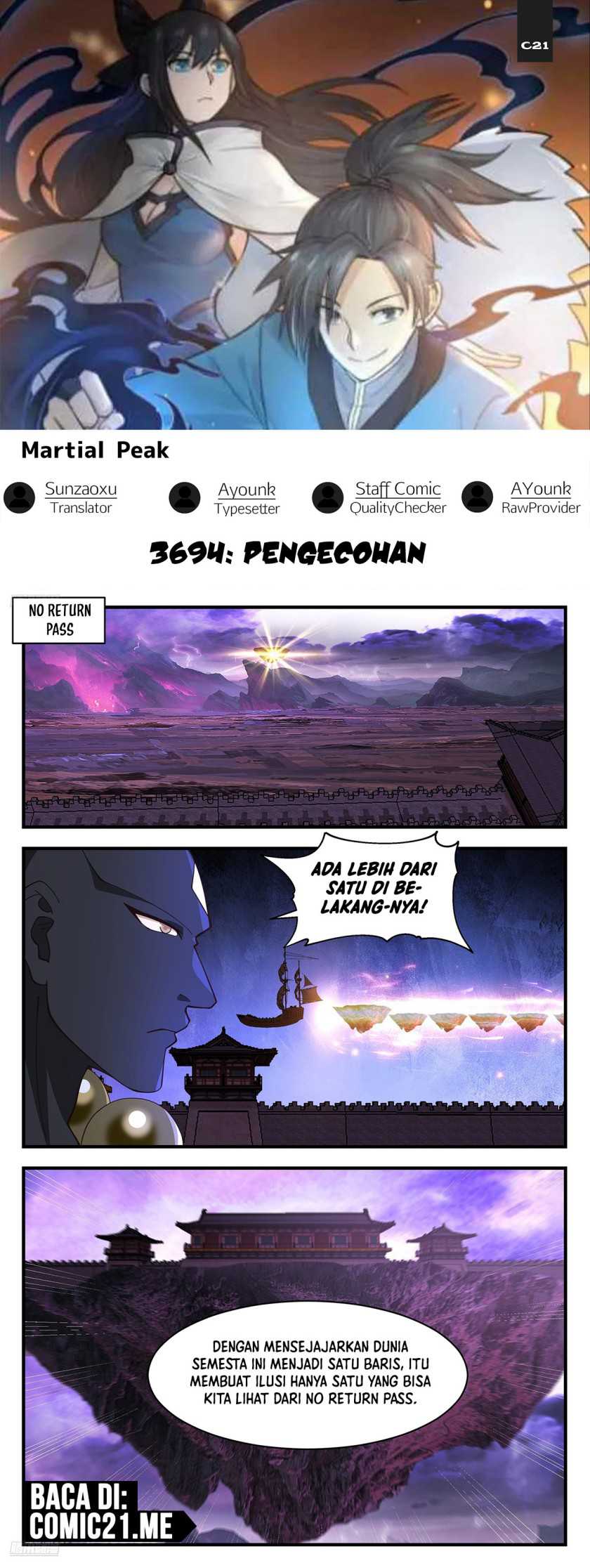 Martial Peak chapter 3694, halaman 1