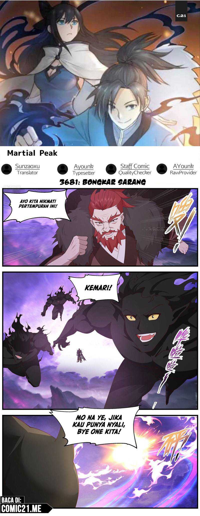 Martial Peak chapter 3681, halaman 1