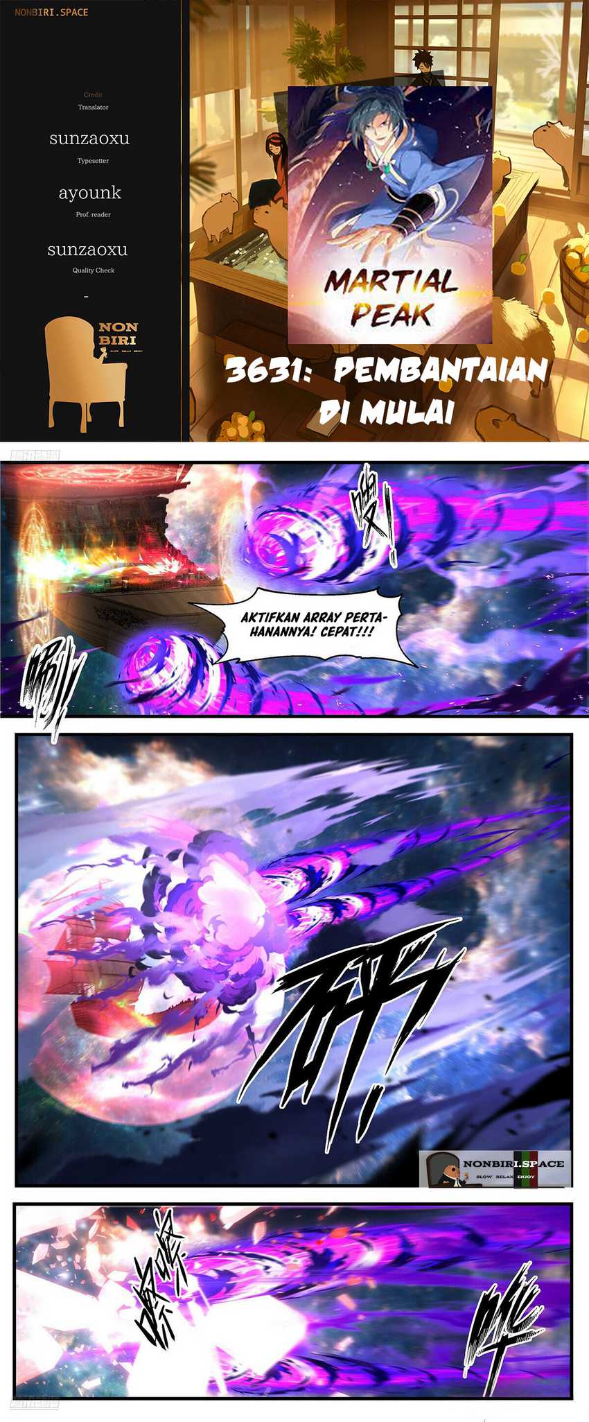 Martial Peak chapter 3631, halaman 1