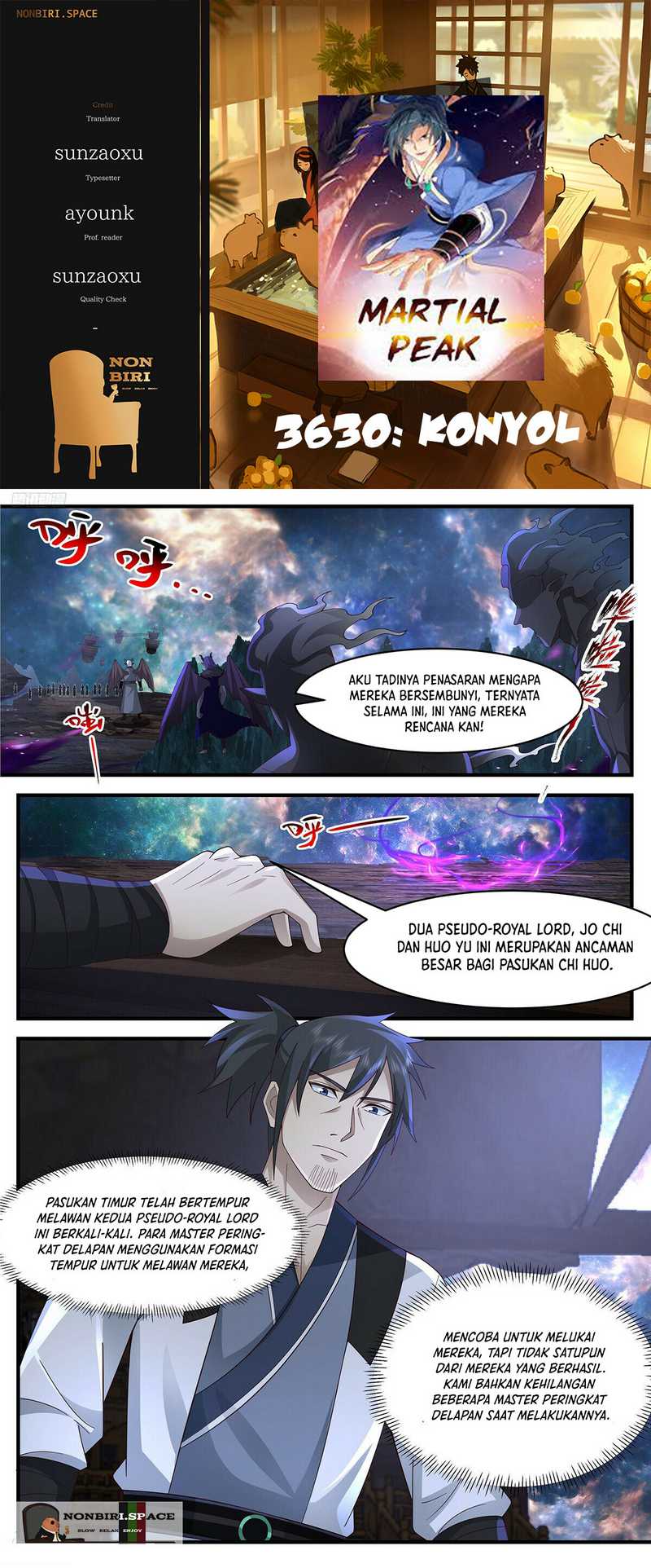Martial Peak chapter 3630, halaman 1