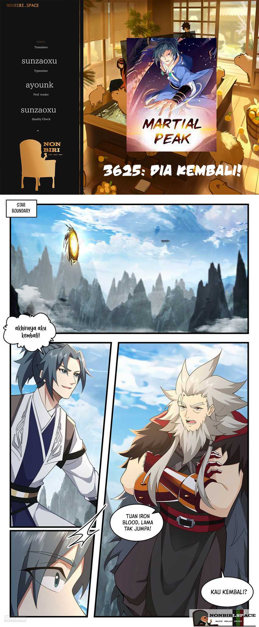 Martial Peak chapter 3625, halaman 1