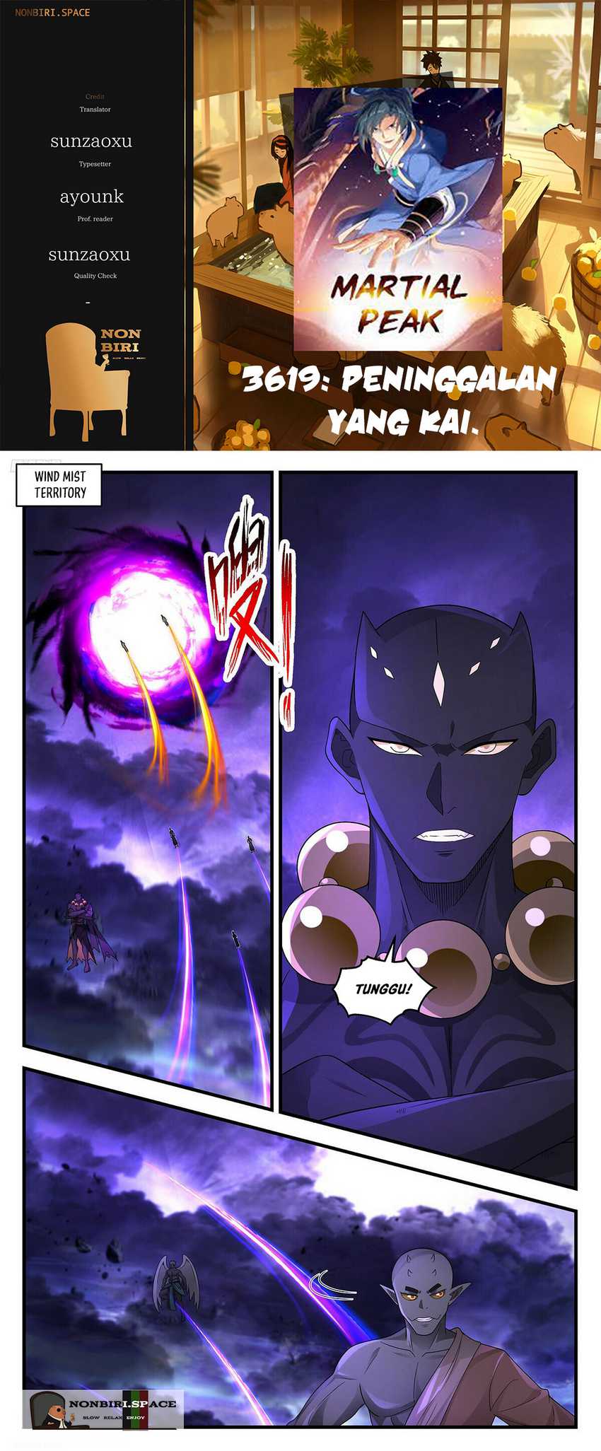 Martial Peak chapter 3619, halaman 1
