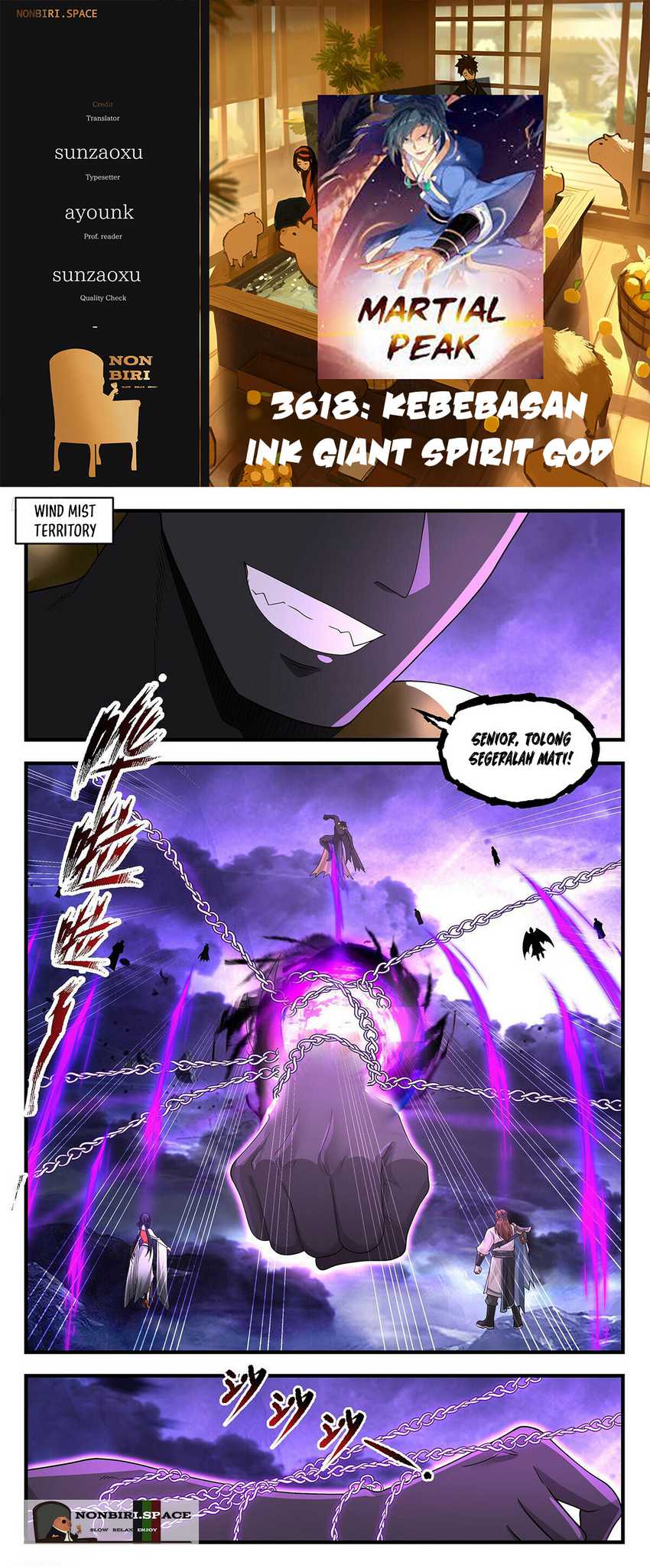 Martial Peak chapter 3618, halaman 1