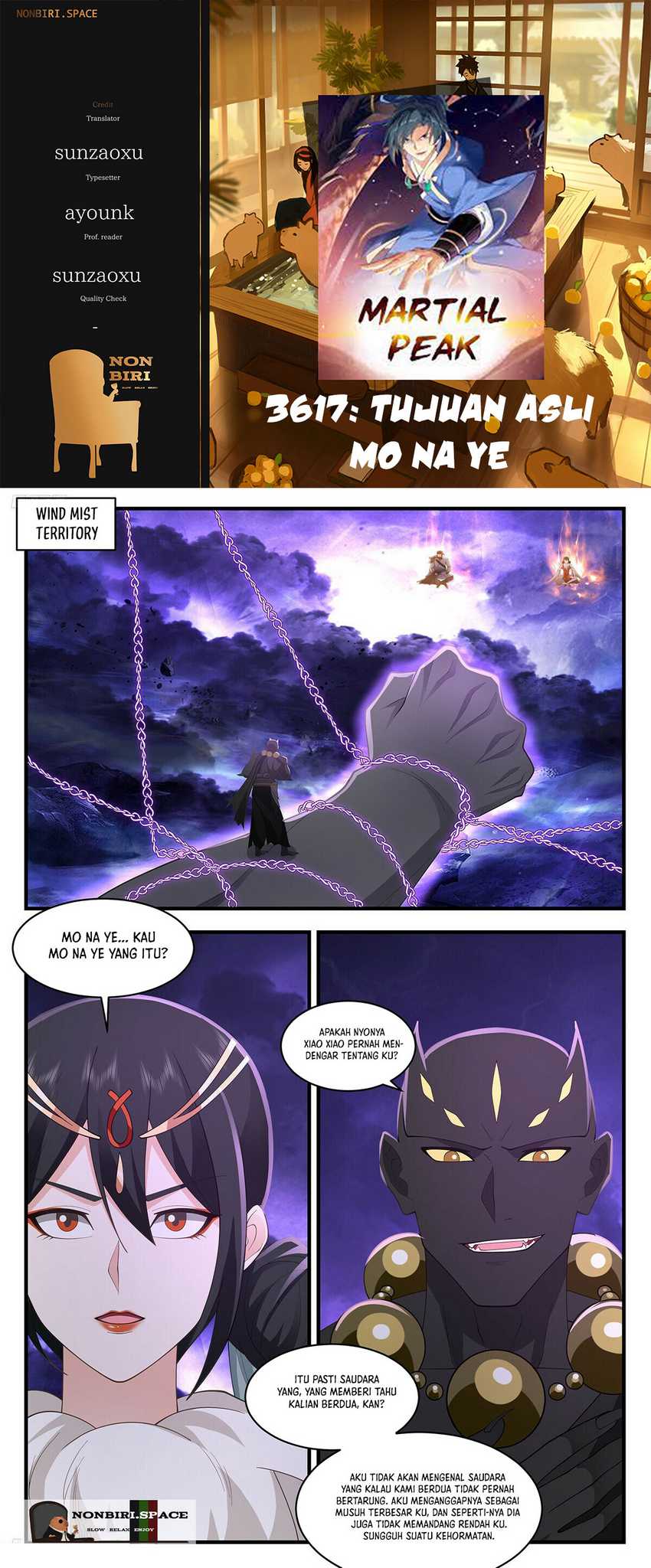 Martial Peak chapter 3617, halaman 1