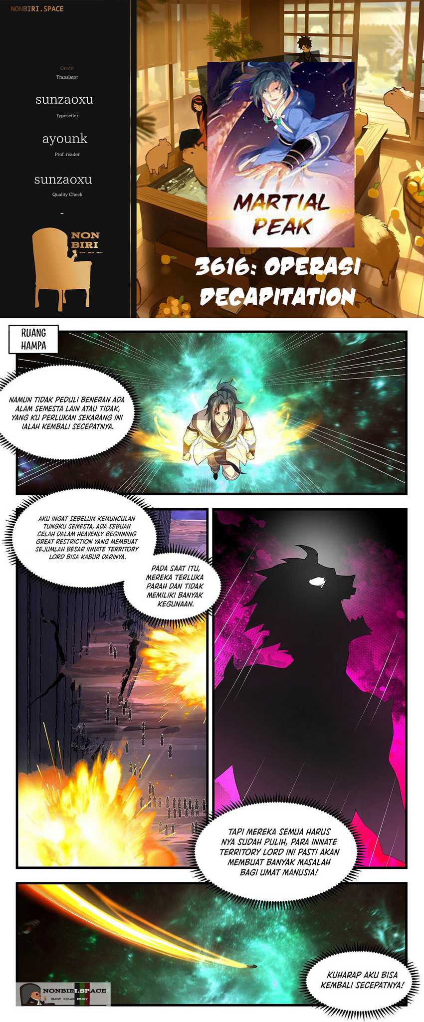 Martial Peak chapter 3616, halaman 1