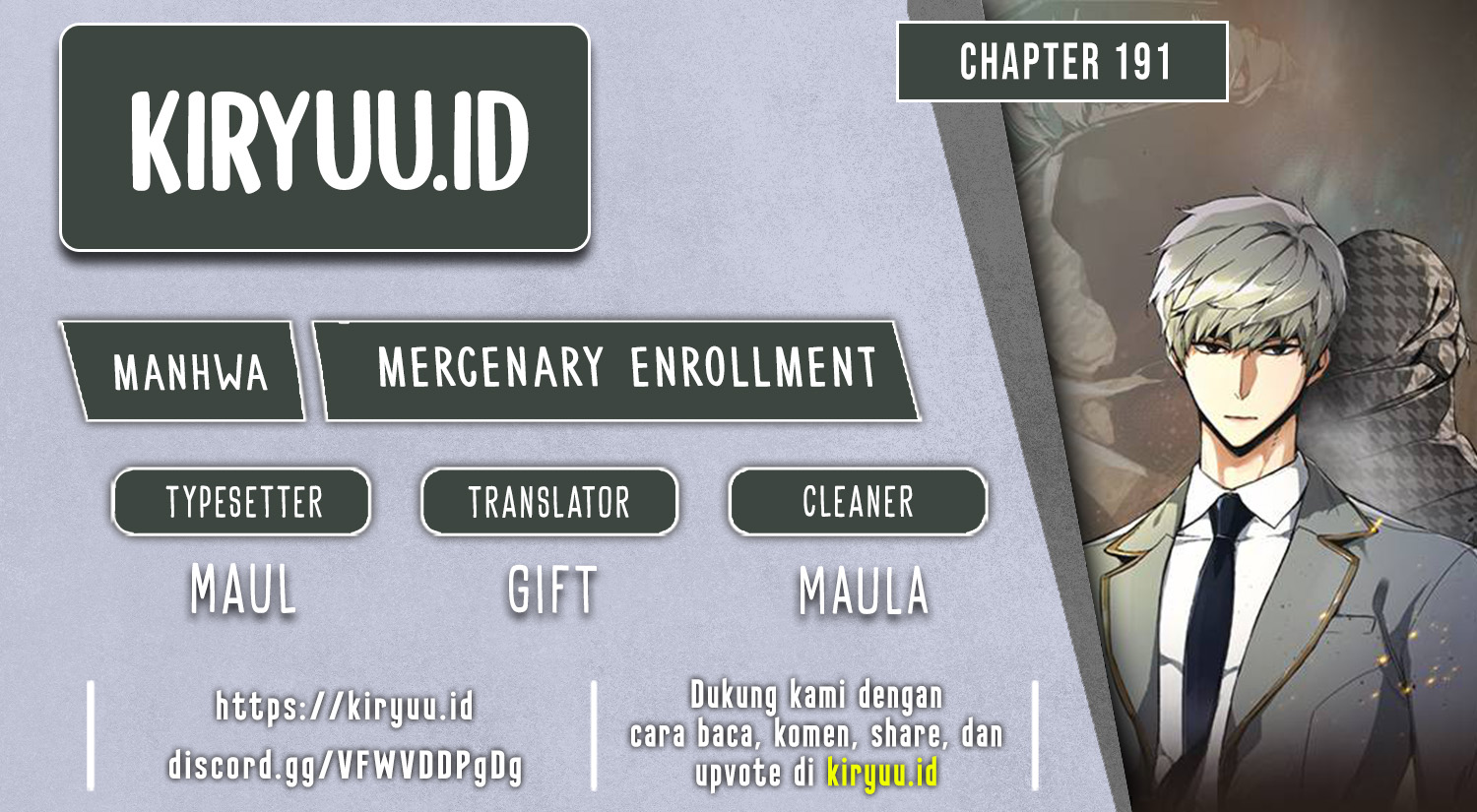 Mercenary Enrollment chapter 191, halaman 1