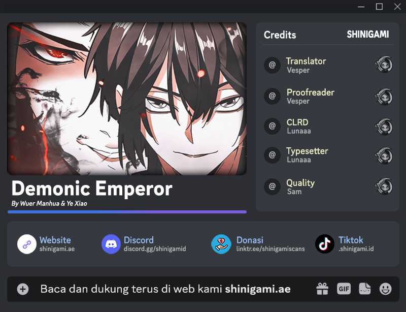 Magic Emperor chapter 563, halaman 1