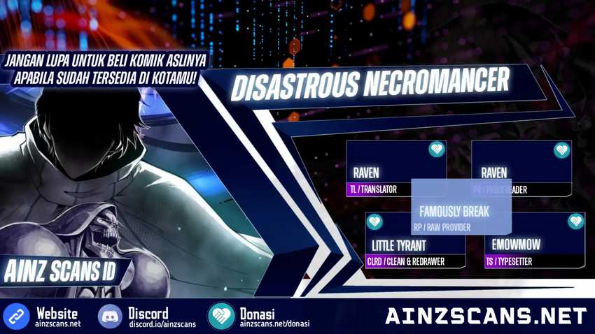 Disastrous Necromancer chapter 93, halaman 1
