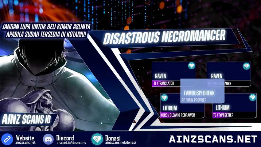 Disastrous Necromancer chapter 92, halaman 1