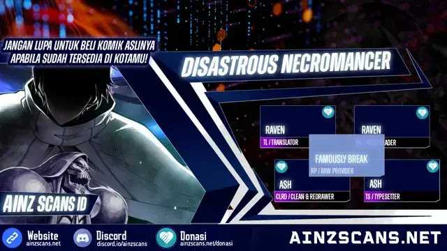 Disastrous Necromancer chapter 104, halaman 1