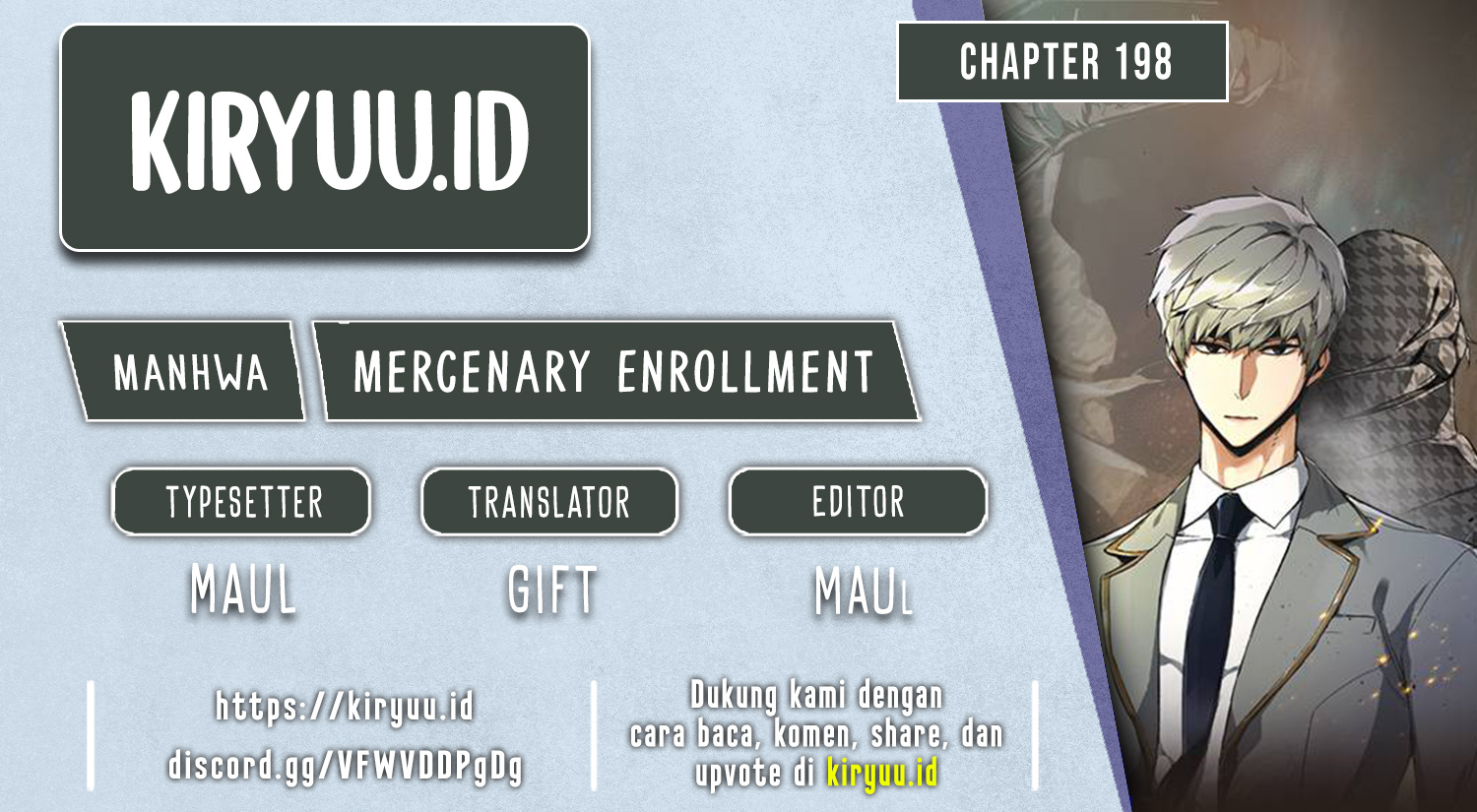 Mercenary Enrollment chapter 198, halaman 1