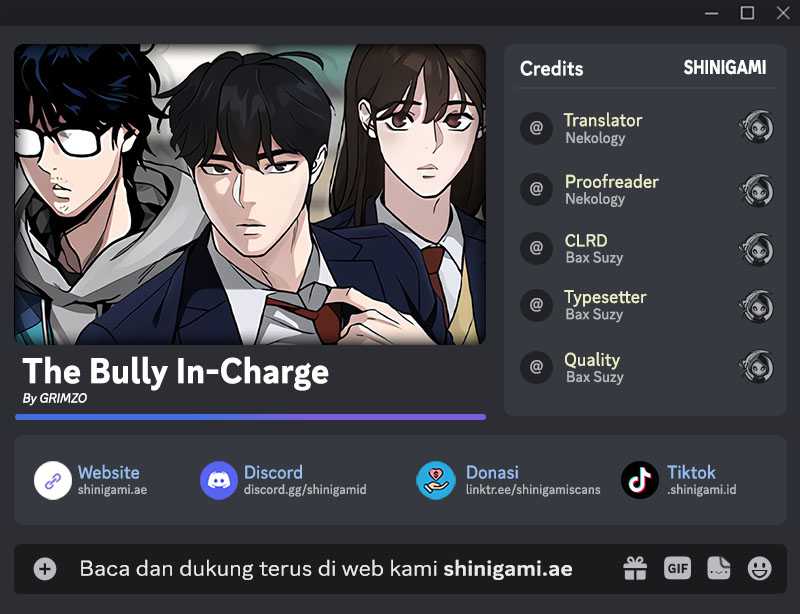 The Bully In Charge chapter 110, halaman 1